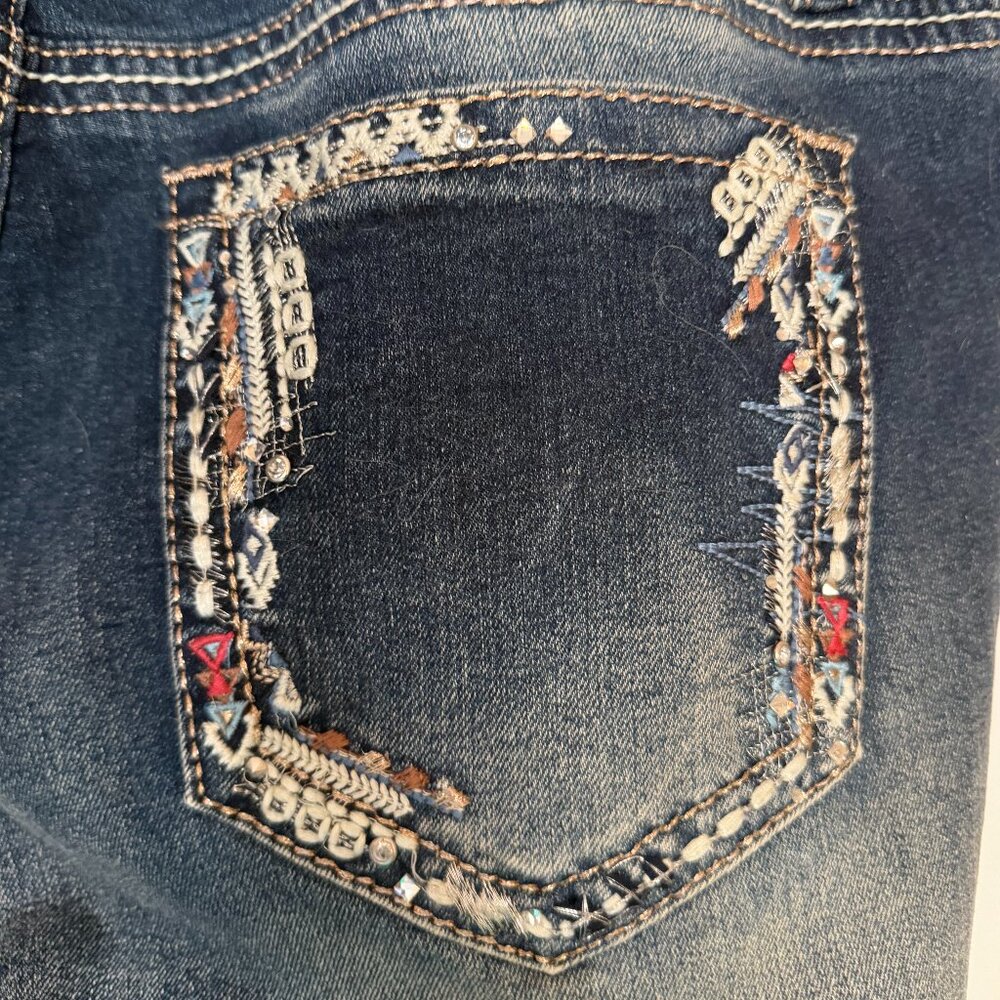 Embellished Jeans NWT Sz. 34 Bootcut CHARME